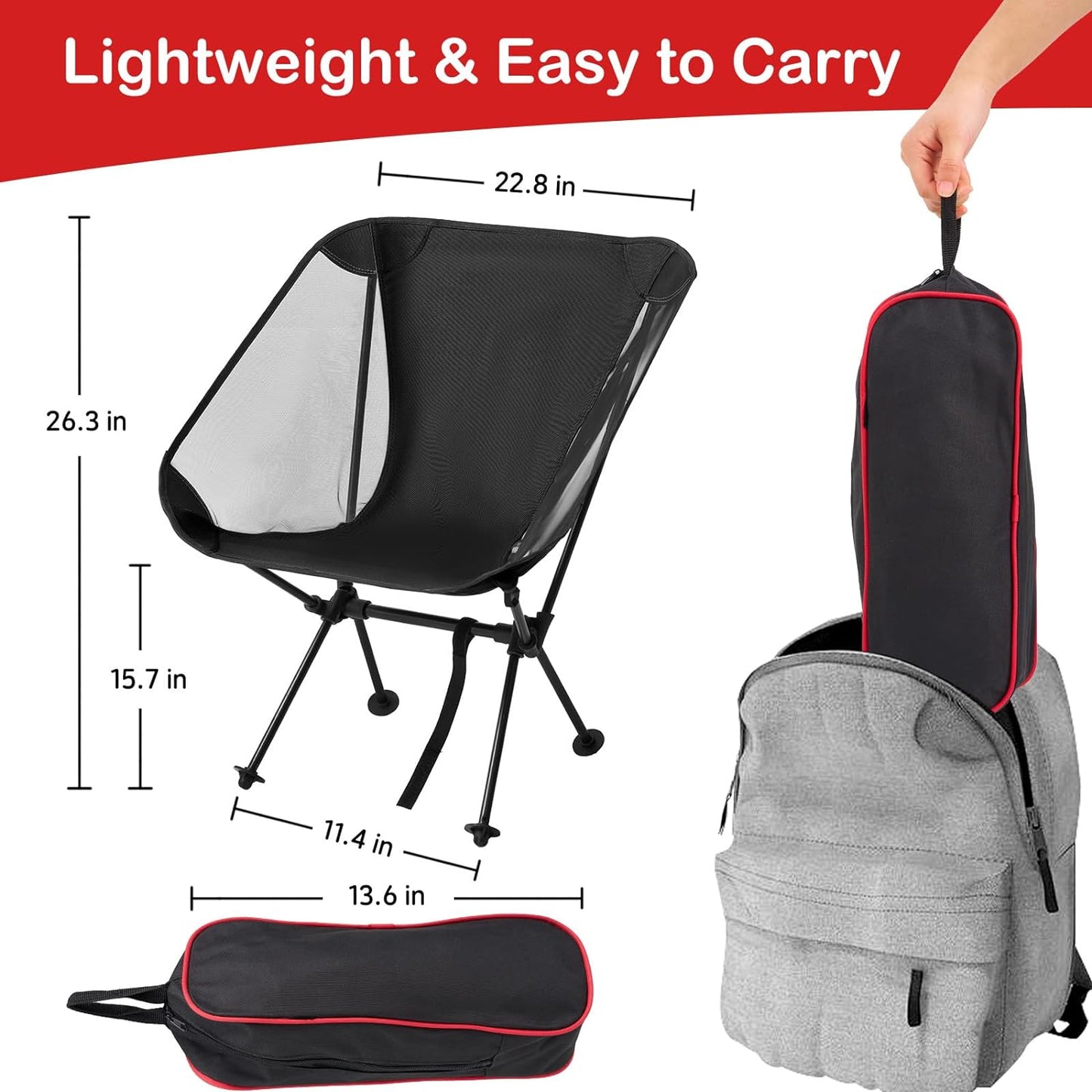 Compact Portable Folding Camping Chair