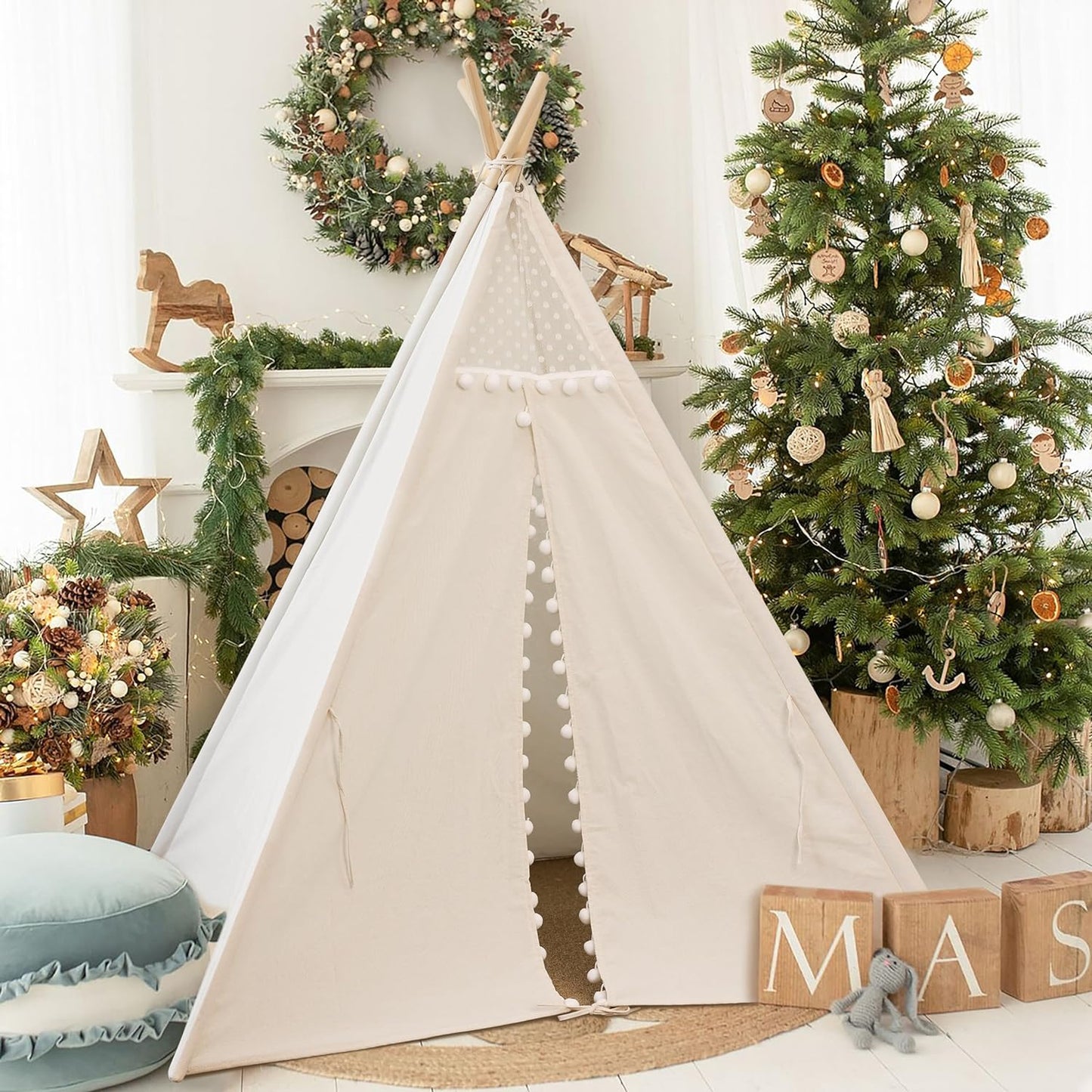 Tiny Land Teepee Tent for Kids