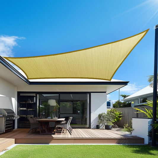 Rectangle Sun Shade Sail Canopy for Patio Pool Deck Outdoor Backyard